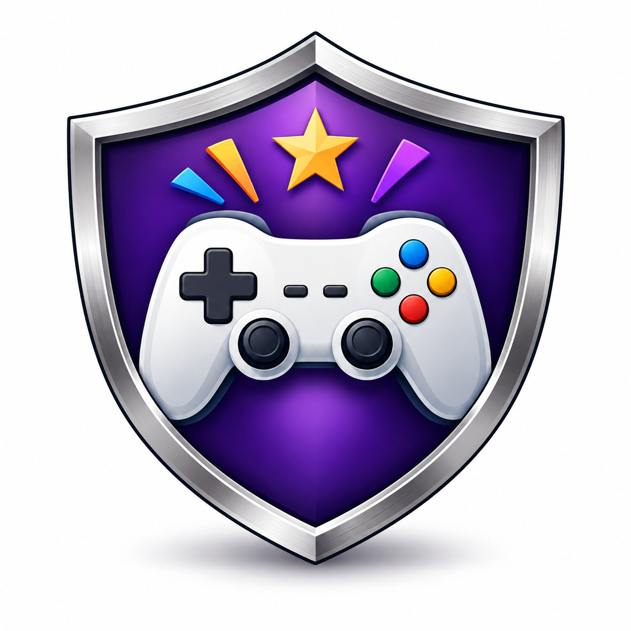 Funroom shield with a generic game controller